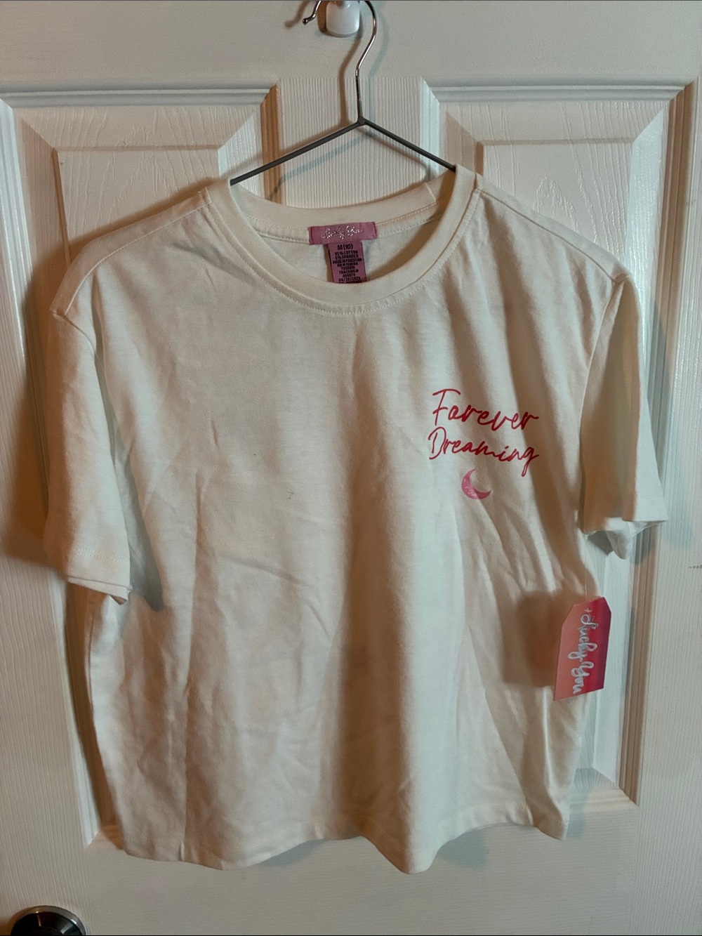Forever Dreaming Cream Short-Sleeve Tee for Kids